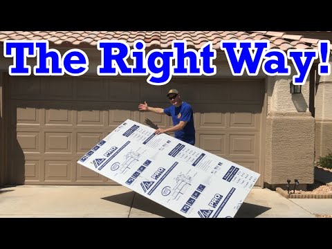 How to Insulate a Garage Door THE RIGHT WAY!