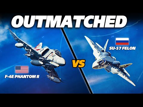Supremely Outmatched | Su-57 Vs F-4E Phantom II | Digital Combat Simulator | DCS |
