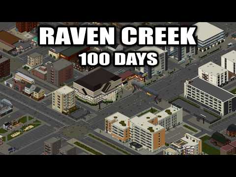 I Survived 100 DAYS In RAVEN CREEK BUILD 42