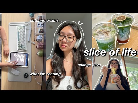 college diary 🍵 days in my life as a college student | get ready with me, matcha review, hauls