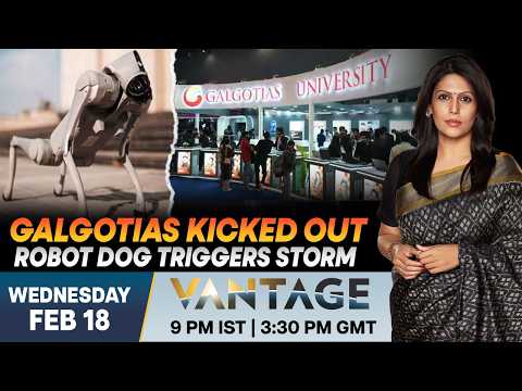 LIVE: Robot Dog Controversy Rocks AI Summit: Indian University Booted | Vantage with Palki Sharma