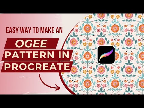 Easy Pattern Design In Procreate Using Ogee Layout