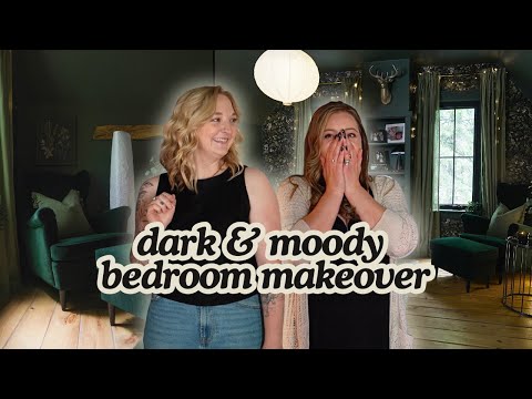*IKEA ONLY* Dark & Moody Bedroom Makeover