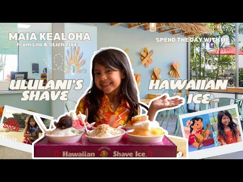 Maia Kealoha from Lilo and Stich Live visits Ululani’s Hawaiian Shave Ice
