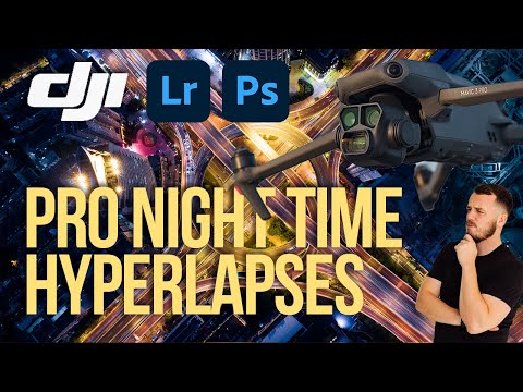 DJI Drones || How to shoot Professional & Cinematic Night Time Hyperlapse Complete Tutorial ||