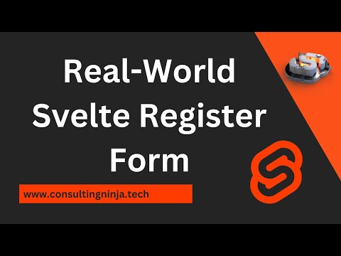 Svelte | Real world register form example using SvelteKit and Mongo!