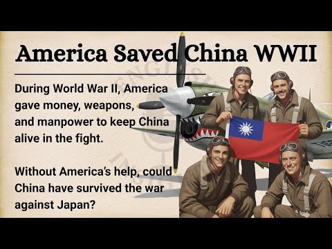 WW2 Secret: America’s Secret Role in China || Learn English Through Story Level 2 || Graded Reader