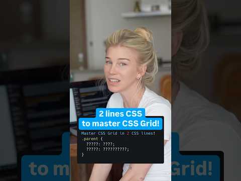 Master CSS Grid in 2 CSS lines!