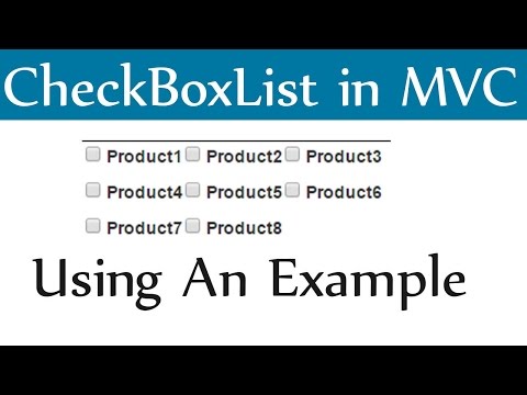 CheckBoxList in Asp.Net MVC Using Sql DataBase