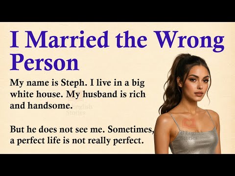 I Married the Wrong Person ✅ Emotional English Story (A1 | A2 Level) ✅