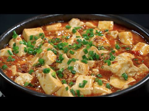 麻婆豆腐这样做麻辣鲜香，太过瘾了Chef Ajian shows you tips to make best Mapo Tofu. Spicy and fragrant, so satisfying!