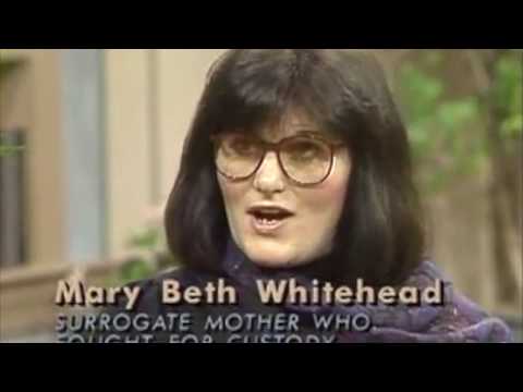 Mary Beth Whitehead: "Baby M" Surrogate Mother who fought for custody