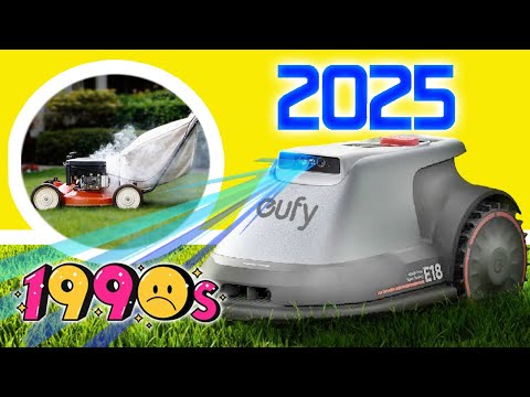 World’s 1st Robot Lawn Mower with No Wire or GPS | eufy E18/E15 🤖🌱