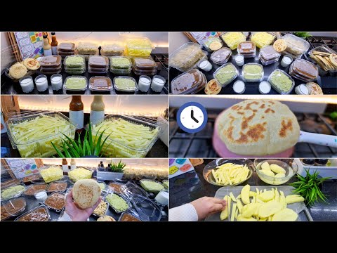 تفريزات وتحضيرات سحور رمضان 2024🌜بدون تكلفه او وقفه فى المطبخ لازم تكونى ام مميزه 🙋‍♀️ وتبهريهم