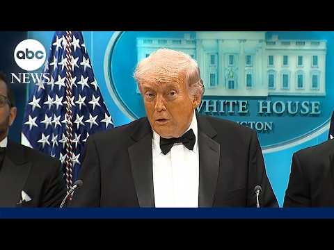 SPECIAL REPORT: Trump speaks after shooting incident outside White House Correspondents' Dinner