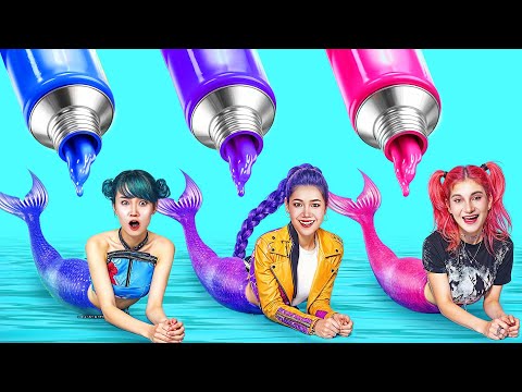 Kpop Demon Hunters Makeover! From Nerd Rumi, Mira, Zoey to Kpop Mermaid Idols
