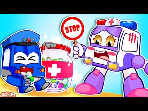 이 사탕은 괜찮을까? 🍬😮 먹기 전 꼭 확인해요! | RoboSquad TV 유아 애니메이션