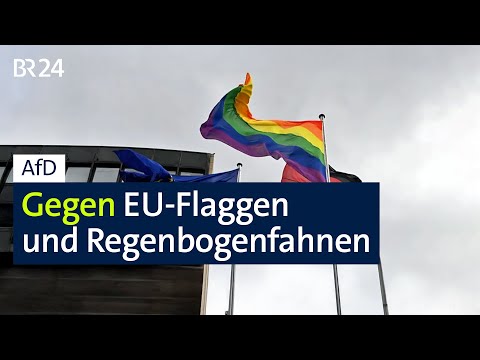 AfD: Gegen EU-Flaggen und Regenbogenfahnen | BR24