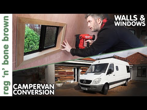 Campervan Conversion - Walls & Windows - Mercedes Sprinter