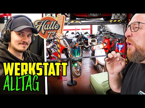 NEUES aus der HALLE77! - Werkstattalltag - Marco nimmt EUCH mit!