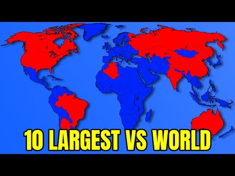 What If The 10 Largest Countries Went To War With The World?