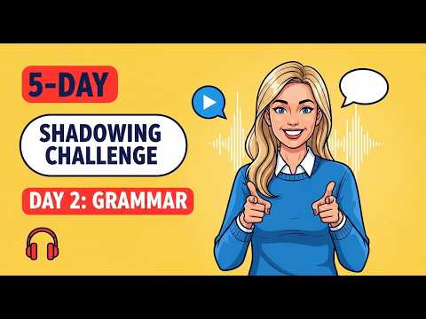 Learn English Faster with the Shadowing Method Day 2 ll Mr  English Professor