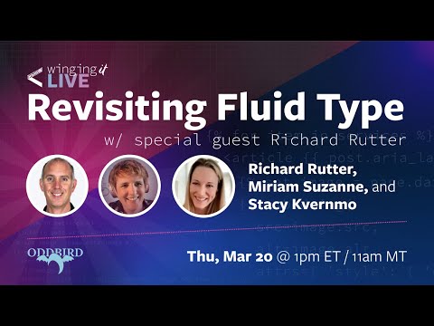 Revisiting Fluid Type with Richard Rutter