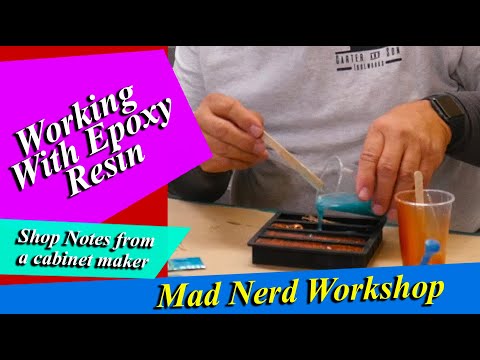 Working With Epoxy Resin to Create Some Unique Pen Blanks