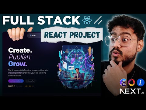Full Stack React Project ( AI Creators Platform ) - Next JS, Tailwind, ImageKit, Shadcn UI 🔥🔥