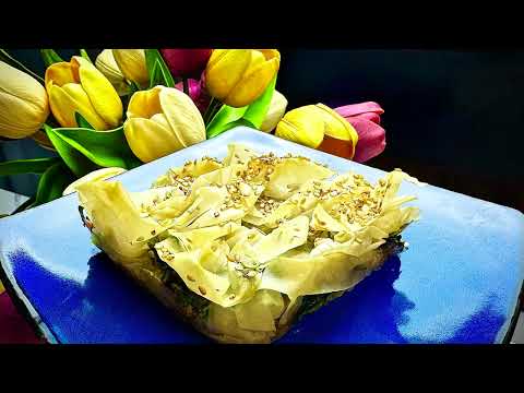 SPINACH PIE it's a vitamin bomb! light, tender and quick to prepare.