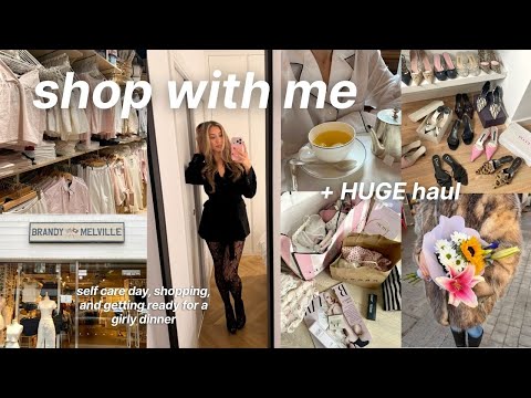 Girly Days In My Life | Shopping, Self Care, + HUGE Haul⋆‧°𓏲ּ𝄢