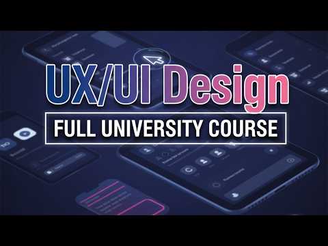 UI/UX Design Course For Beginners | UI/UX Design Tutorial For Beginners