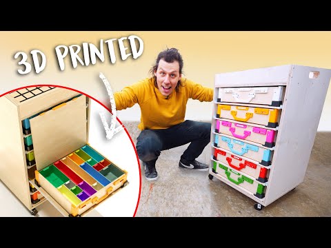 This Makes my life So Much Easier - 3D Printed Tool Cart