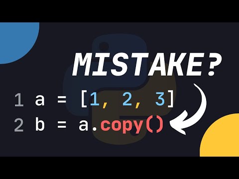 Your Lists Are Being Copied WRONG In Python (Shallow Copy VS. Deep Copy)