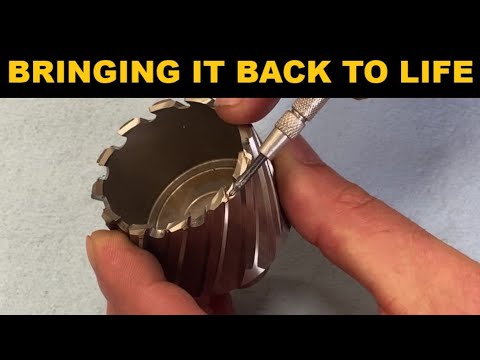 HOW TO SHARPEN A ANNULAR CUTTER