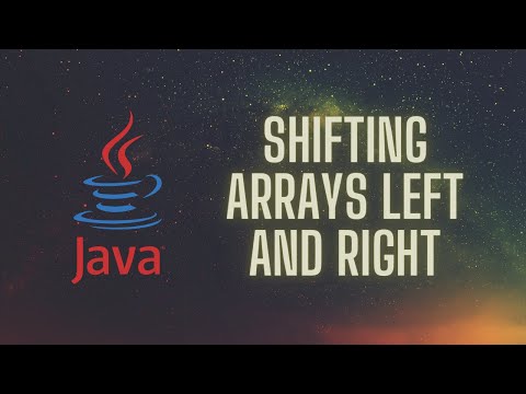 Shifting Arrays Left and Right with Java