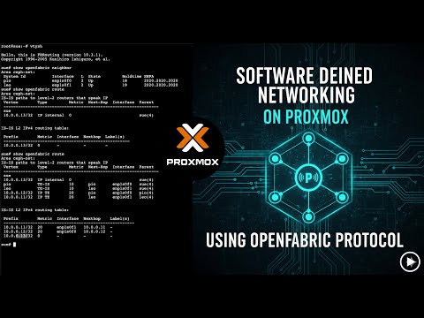 Proxmox VE 9.0 guide: how to setup Software Defined Networking (SDN) OpenFabric protocol for Ceph