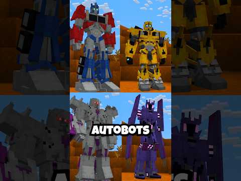 Transformers in Minecraft #shorts #minecraft