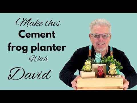 How To Make This ADORABLE Little Cement Frog!