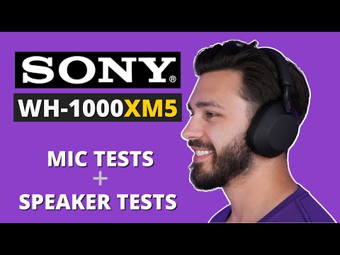 Sony XM5 Review - High Quality Speaker and Mic Tests
