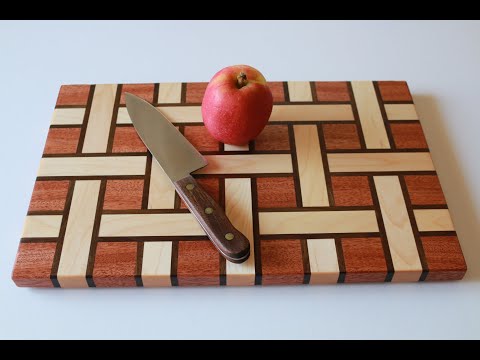 Making a Basket Weave/Ribbon Style Cutting Board Tutorial