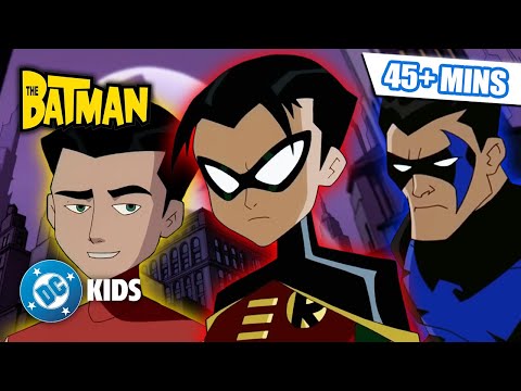 From Robin to Nightwing - The FULL Story! 🐦🦸‍♂️ | The Batman Seasons 1-5 | #KidsCartoons @DC Kids