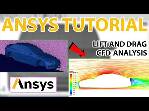 How to Calculate Lift and Drag in ANSYS Fluent Tutorial I Flow Analysis | Fluent with Fluent Meshing