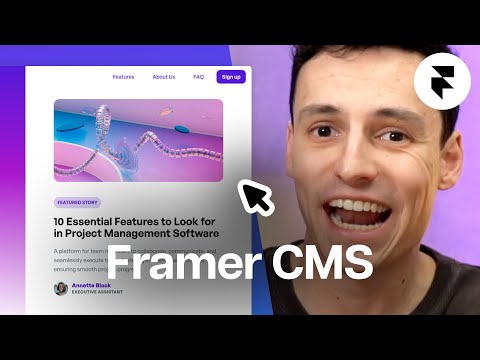 Learn the Framer CMS in 10 minutes! (Crash Course)