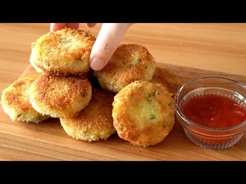 감자와 참치로 만드는 바삭바삭~ 맛잇는 고로케/ 쉬운레시피
