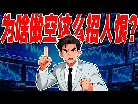 为什么做空这么招人恨？做空者是市场清道夫，还是制造恐慌破坏者？华尔街不敢说的秘密：做空-刀尖跳舞？三重枷锁下，空头如何求生？