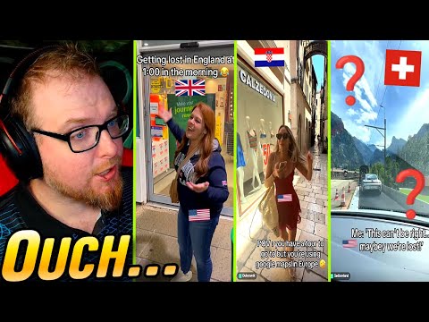 When Americans get LOST in European Countries... 🤣🚨