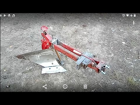 Плуг для мотоблока 2020. Модернизация. Загадочная конструкция.