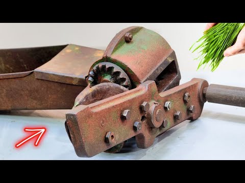 Unusual Chaff Cutter Machine Restoration – How Old Do You Think This Machine Is?