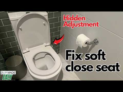 How to fix a toilet seat - Soft close repair